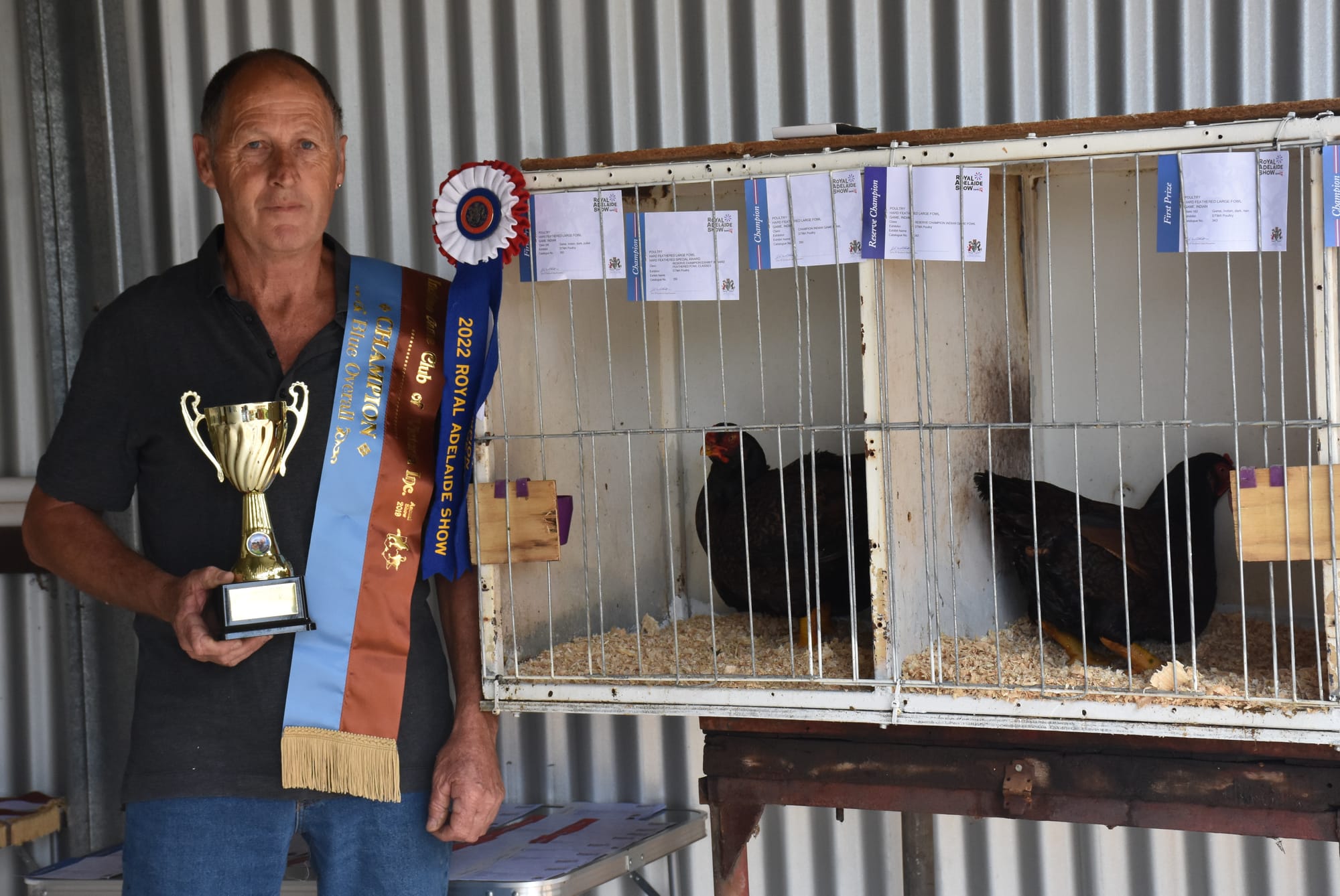 Bird is the word for local competitive chook breeder
