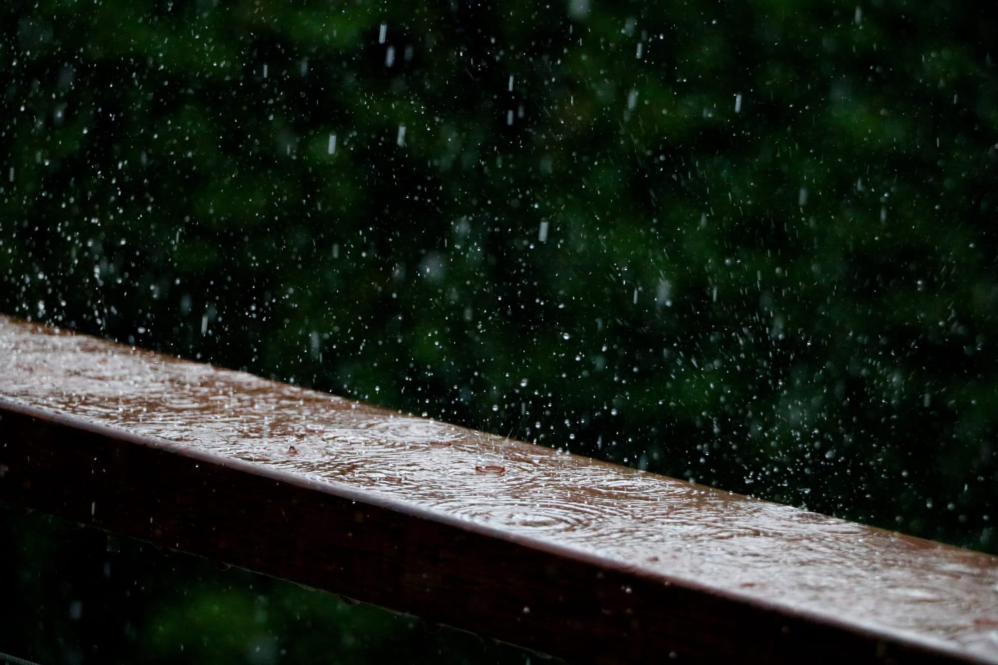 Water update: Rain, storage and flows